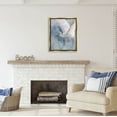 thumbnail image 2 of Stupell Industries Flying Egret Coastal Abstraction Coastal Painting Gold Floater Framed Art Print Wall Art, 2 of 6