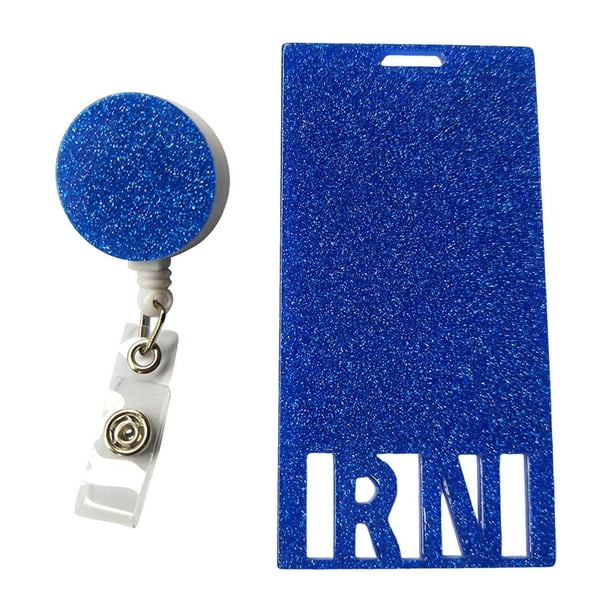 Porta llaves retráctil Portafotos Porta credencial Porta tarjetas de crédito con azul