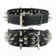 thumbnail image 5 of Stylish Leather Dog Collars with Sharp Points for Large Breeds like Pitbulls and Mastiffs, 5 of 5