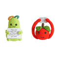 thumbnail image 1 of Muñeca Tejida Lana Cosida A Mano Regalos Suerte para (pera) Verde, 1 of 6
