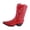 Red, variant on QueMer Western Cowboy Boot Vase For Hydroponic Flower Arrangement Home Decor