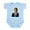Sky Blue, variant on CafePress - Infant Bodysuit - Baby Light Bodysuit, Size Newborn - 24 Months