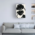 thumbnail image 2 of Canvas Wall Art - Pictufy Studio 'Monstera Black' Wall Art for Living Room, Bedroom, or Office Décor by Trademark Fine Art - 16 x 24 Inches, 2 of 4