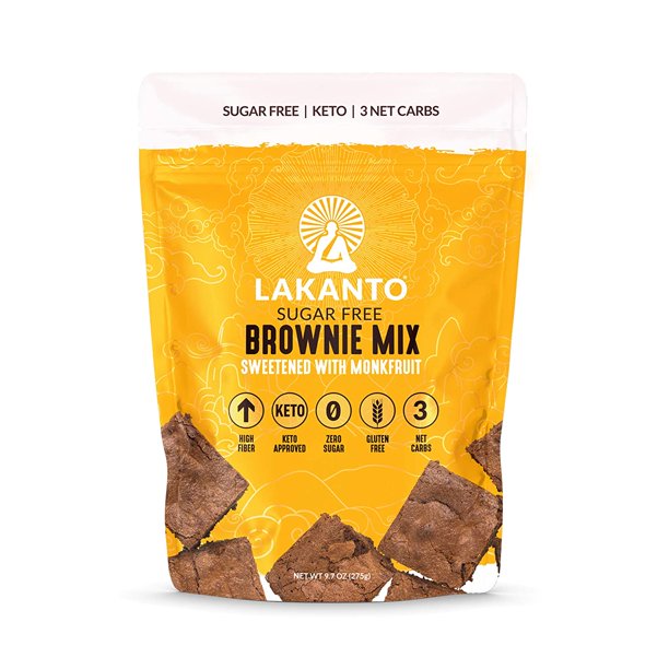Lakanto SugarFree Monkfruit Sweetened Brownie Baking Mix
