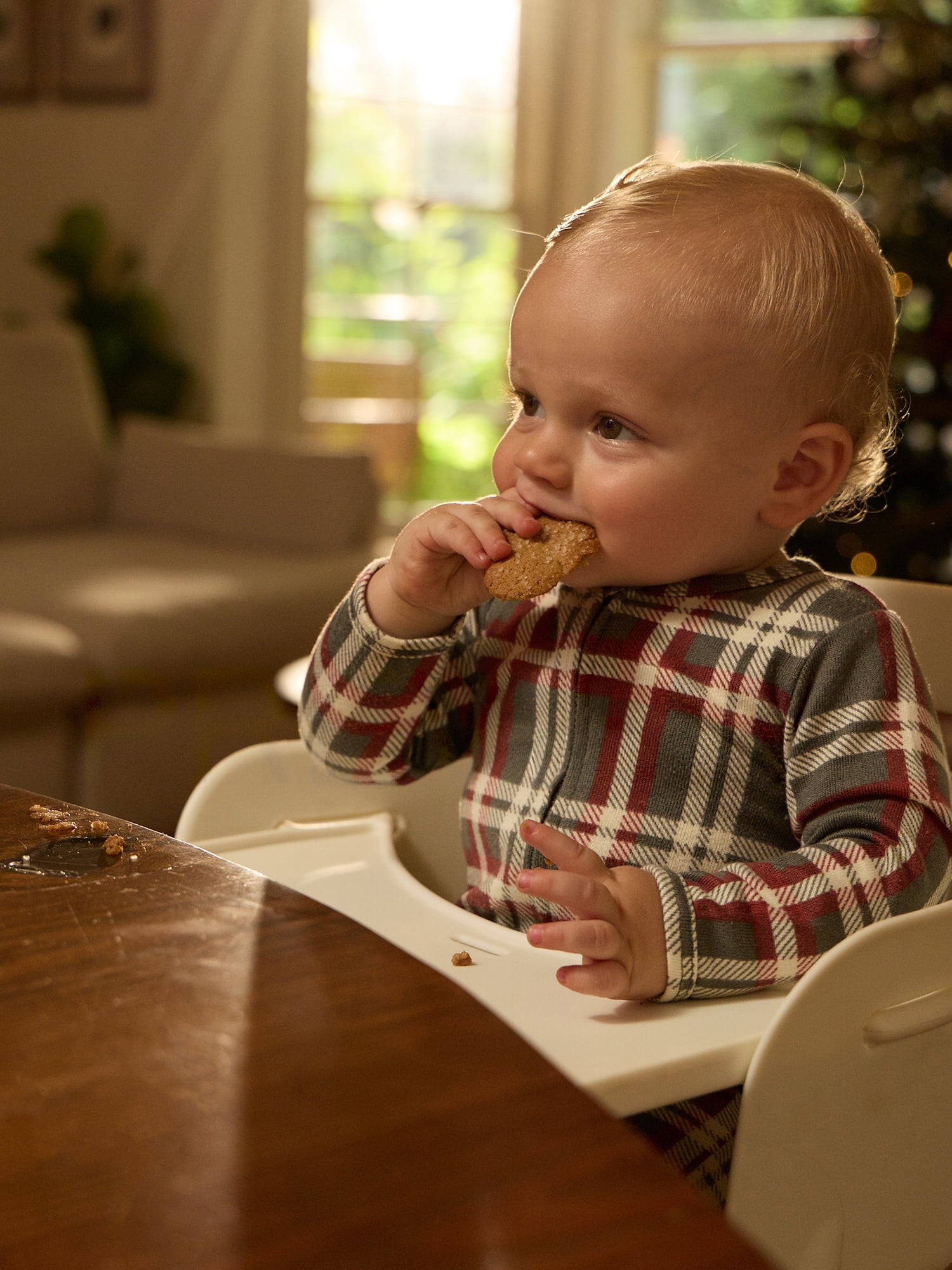 Modern Moments by Gerber Gender Neutral Sleep ´N Play Christmas Pajamas, Sizes Newborn - 6/9 Months