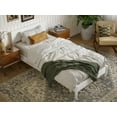 thumbnail image 3 of AFI Aria Twin XL Modern Solid Wood Low Profile Platform Bed, White, 3 of 13