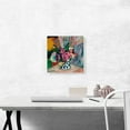 thumbnail image 2 of ARTCANVAS Still Life of Peonies in a Vase 1907 Canvas Art Print by Henri Matisse - Size: 12" x 12" (1.50" Deep), 2 of 9