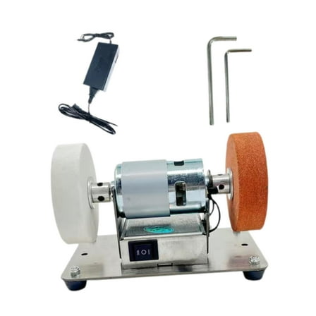 Colaxi Mini Belt Sander Electric Belt Sander Low Noise Multifunctional Mini Bench Belt Grinder Belt Grinder for Metal Working Making