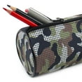 thumbnail image 2 of Pen + Gear Green Camouflage Design Barrel Pencil Pouch, 2 of 6