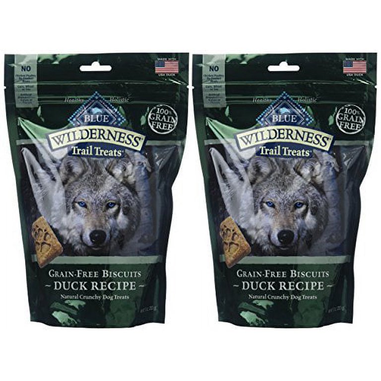 Blue Buffalo Wilderness Trail Treats Grain Free Duck Dog Biscuits