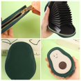thumbnail image 4 of Cute Avocado Design PU Leather Card Holder, Multiple Card Slots, Large Capacity, Compact & Portable for ID & Credit Cards, 4 of 8