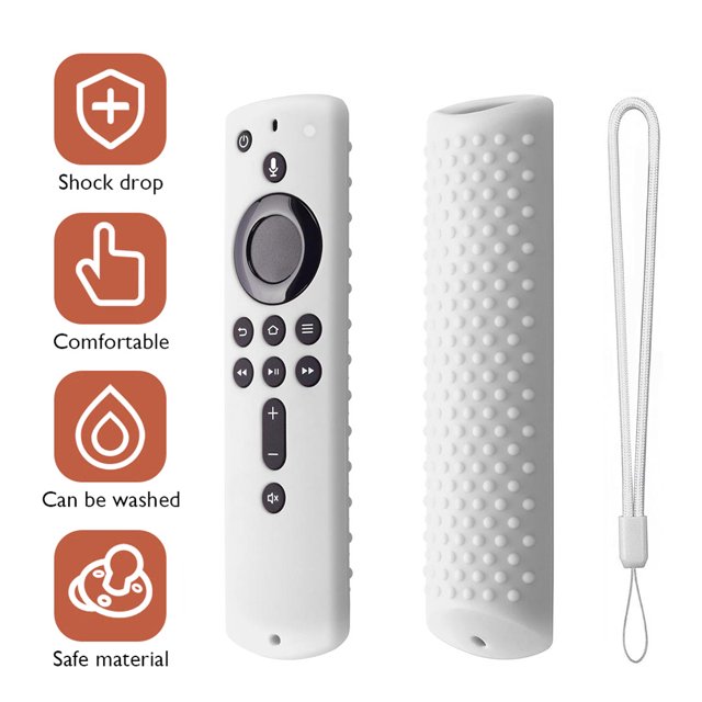 Funda de silicona para mando a distancia con cordón para Amazon Fire TV Stick 4K 2018 FLhrweasw Nuevo