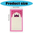 thumbnail image 5 of KCAHPAN NonSlip Islamic Muslims Children Soft Prayer Mats Portable Travel Prayer Rugs, 5 of 13