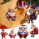 thumbnail image 1 of Fiudx Colgante de Papá Noel, Impresión a Doble Cara, Decoración Acrílica, Adorno para Árbol de Navidad, Accesorio para Funda de Coche, Alegría Festiva, Regalo Especial, 1 Colgante Por Juego, 1 of 2