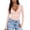 Pink, variant on Stichou Long Sleeve Shirts for Women Lace V Neck Rib Knit Slim Fit Basic Tee Tops Casual T-Shirt Going Out Spring Fall Outfits Navy S