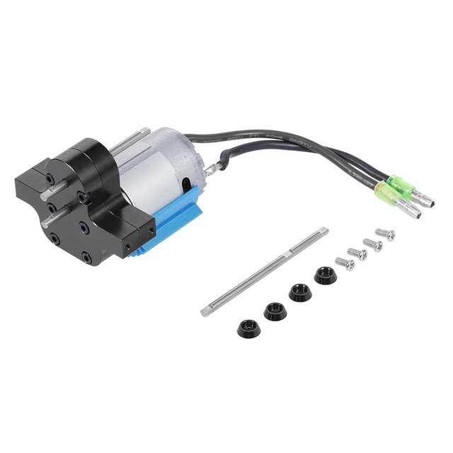 Caja de engranajes de metal Reemplazo para 1/12 MN-D90 FJ-45 Metal Gearbox 380 Motor cepillado Cambio de velocidad Remote Control Piezas de automóviles Abanopi Caja de engranajes de metal