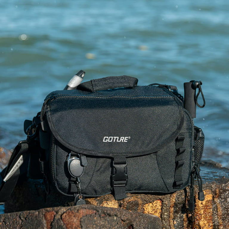  Goture Fishing Bag, Fishing Tackle Bag with Rod Holder