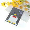 thumbnail image 5 of Unique Bargains 1 Pc Passport Holder Durable Cartoon Little Penguins Document Holder for Travel Black White, 5 of 5