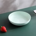 thumbnail image 2 of Round Deep Serving Plate, 5.9" Dia Lightweight Dinner Dish, Multipurpose Snack Tray Food Serving Plate For Daily Meal Serving, Candy Holding, Snack Display, Home Kitchen Using (Light Green-1Pc), 2 of 3