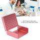 thumbnail image 3 of Soporte Para Fresas Dentales, Portátil, Contiene Caja De Bloque De Soporte Para Fresas Dentales De Alta Dureza, 76 Agujeros Para Agujas Para Dentistas, 3 of 7
