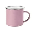 thumbnail image 3 of JPPlus Sublimation Blank Camp Mugs. Color Enamel Camping Mugs in Bulk for Outdoor Travel Dye Sublimation Camper Products Drinking Cups (12, Pink), 3 of 4