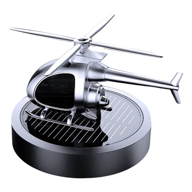 Ambientador Solar Sunnimix Difusor de Perfume Helicóptero Coche Hogar Plata