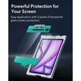 thumbnail image 3 of Protector de pantalla ESR para iPad Air 13 M3/M2 con Easy Tray, paquete de 2, 3 of 9