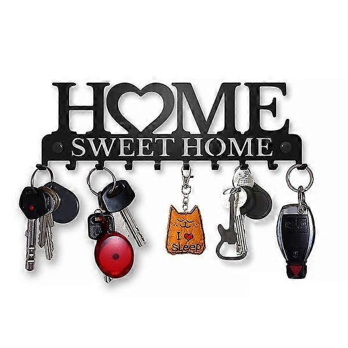 167 Rack Key Key Holder for Wall, Key Hooks Wall Mounted with 10 Hooks, Heavy Duty ...
