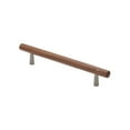thumbnail image 2 of Manzoni MN7763-160-WNL Designer Wood 6-5/16" Center To Center Slim Bar Cabinet Pull - Wood, 2 of 3