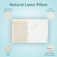thumbnail image 2 of Dunlop Latex Pillows for Sleeping - Firm Ting Pillow (L23'' x W15'' x H4.7'') for Side, Back, and Stomach Sleepers to Get a Restful Sleep, 2 of 9