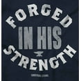 thumbnail image 2 of Forged in His Strength Jesus Follower Sweatshirt for Men or Women Brisco Brands S, 2 of 6