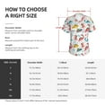 thumbnail image 4 of Yiaed Dinosaur Print Women's T Shirt V-Neck Short Sleeve Shirt Casual Breathable Tee Summer Tops-Medium, 4 of 5