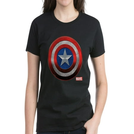 

CafePress - Captain America Grunge Women s Dark T Shirt - Women s Dark T-Shirt