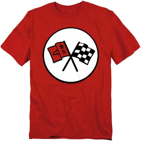 Chevrolet 2Nd Gen Vette Logo Officially Licensed Adult T-Shirt 4XL