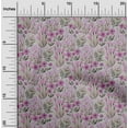 thumbnail image 2 of oneOone Cotton Poplin Purple Fabric Floral Craft Projects Decor Fabric Printed By The Yard 42 Inch Wide, 2 of 5
