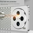 thumbnail image 6 of Premium Aluminum Heat Dissipation Case For Vivo X100 Pro Luxury honeycomb style X100s Pro Metal Breathable Hollow X100 Ultra Shockproof Anti-Scratch, 6 of 7