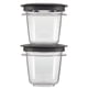 thumbnail image 2 of Recipientes de almacenamiento de alimentos Rubbermaid Premier de 0,5 L, color gris, paquete de 2, 2 of 6