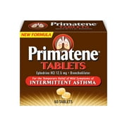 Primatene Tablets, Mild Asthma Relief, 60 Count