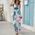 thumbnail image 5 of Flamingo Pattern Sleeveless Dress Female Clothing Dress Women Summer 2025 Dress, 5 of 6
