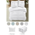 thumbnail image 2 of Grace Living Elyjah Polyester Comforter Set - Ruched Ruffle Pleated, Elegantly-styled, 2 of 5
