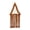 Brown, variant on Olive Green Handwoven Christmas Tree Fringe Wall Hanging, Macrame Style Star Accent for Door Entryway Mantel Holiday Decoration