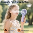 thumbnail image 4 of Ventilador nebulizador HandFan, 5200 mAh, tanque de agua recargable de 34 ml, 4 of 8