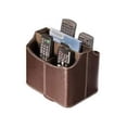 thumbnail image 1 of KAKOWELY Faux Leather Remote Control/Controller TV Guide/Mail/CD Organizer/Caddy/Holder Media Storage Box-Brown,7.48X"X6.3"X5.51", 1 of 2