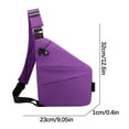 thumbnail image 3 of PEIBang Sling Bag Anti Theft Crossbody Bag for Women Men,Multipurpose Travel Crossbody Bag,Travel Essentials, 3 of 5