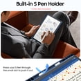 thumbnail image 5 of Fintie 360 Degree Rotating Case for Samsung Galaxy Tab S10 Lite/ S10 FE/ S9 FE 5G 10.9 Inch/Tab S9 11 Inch with S Pen Holder, Swiveling Protective Stand Clear Back Cover, Navy, 5 of 11