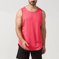 thumbnail image 6 of Njoeus Men's Gym Workout Tank Tops Men Fitness Training Bodybuilding Shirts Tank Top for Men Casual Running Sport Athletic Active Muscle Tees Summer Clothing 2X 3X Watermelon Red Summer Savings, 6 of 8