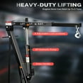 thumbnail image 5 of 2 Ton Hydraulic Engine Hoist Crane, Folding Heavy-Duty Cherry Picker with 6 Locking Wheels&4 Boom Positions,for Truck/SUV Engines,Garage Workshop,Industrial Lifting,4400 lbs Capacity(ship in 2 boxes), 5 of 7
