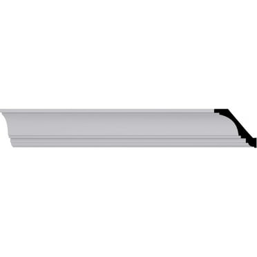3 1/8"H x 3 1/8"P x 5"F x 94 1/2"L Ashford Crown Moulding