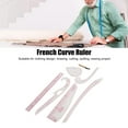 thumbnail image 5 of 7Pcs French Curve Ruler Transparent PVC CM MM High Accuracy Durable Sewing Ruler Set, 5 of 7