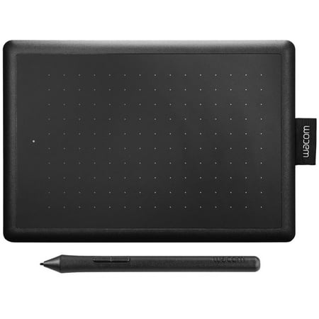 One by Wacom Student Drawing Tablet (small) – Works with Chromebook, Mac, PC - Black/Red